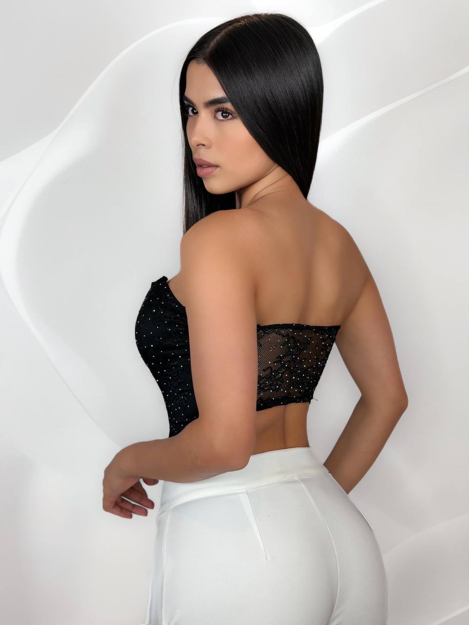 Corset Martina Blonda Brillos X3